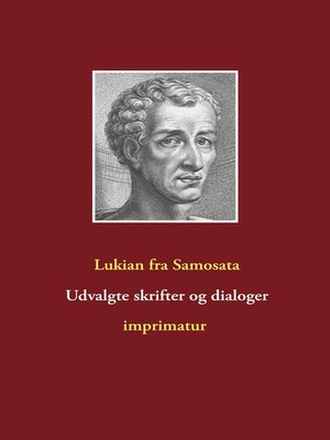cover image of Udvalgte skrifter og dialoger